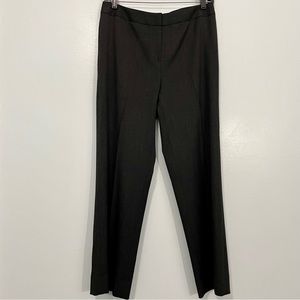Lafayette Charcoal Gray Stretch Wool Cropped Trouser Pants Size 4